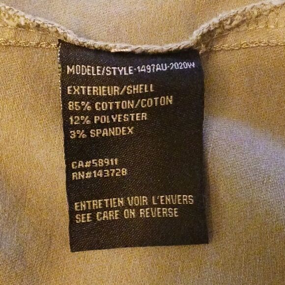 Tribal Denim Jean Jacket Stretch Sage Green Sz Small NWT - Picture 8 of 8